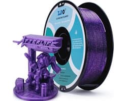 Glitter PLA Filament 1.75mm - Twinkling 3D Printer Filament in Paars - 1KG