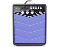 Draagbare luidspreker met disco-licht en karaoke functie