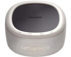 Urbanista Malibu Draagbare Bluetooth Luidspreker – Powerfoyle™ Light Charging – 20u Batterijreserve – IP67 Waterdicht – Grijs