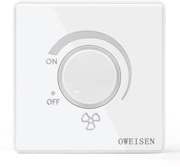 Jadeshay Fan Speed Controller Speed Controller 230V 86 Ceiling Type 10A Speed Controller Fan Wall Mounted LED Dimmer 230V 220V — thumbnail 3