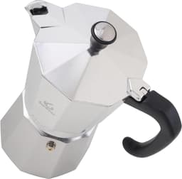 Inductie Espressoapparaat Moka voor Heerlijke Koffie - Aluminium Boiler — thumbnail 2