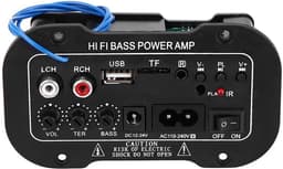 Krachtige Zwarte Bluetooth HiFi Stereo Audio Versterker met USB en Super Bass — thumbnail 5