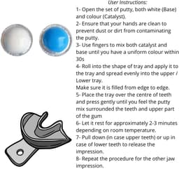 Hydrofiele Siliconen Putty voor Tandheelkundige Impressie 2 Stuks — thumbnail 2