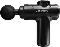 AJ-Sports Mini Massage Gun - Massage Pistool - Massage Apparaat - 4 opzetstukken - Inclusief Koffer - Zwart - Draadloos - Krachtig — thumbnail 2