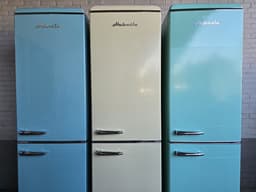 Helvetia Retro Koel-vriescombinatie HRCBGR300PEC1 - Crèmekleur (Beige) 300L - Geventileerd - Led Verlichting - XL - 192 cm hoog — thumbnail 15