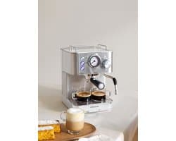 CREATE - Espressomachine - Zilver - Geschikt voor Espresso, Latte Macchiato & Cappuccino