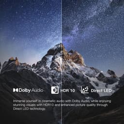 50 Inch Smart TV met 4K LED, Google TV, Ingebouwde Google Cast, HDR 10, en Dolby Atmos — thumbnail 2