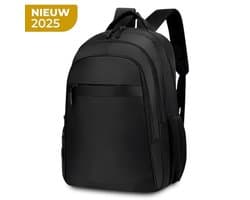 Anti Diefstal Waterdichte Rugzak - Laptop tas t/m 15.6 inch - voor dames en heren - schooltas - Zwart
