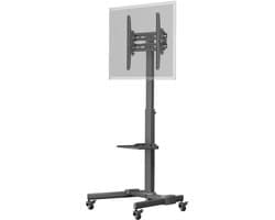 Mobiele TV Standaard Met Wieltjes - In Hoogte Verstelbaar voor 37 t/m 70 Inch Televisies — afbeelding 1
