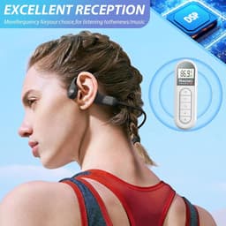Mini Radio - FM Transistor Radio - radio - Draagbare Radio - Oplaadbare Radio - ABS - Wit — thumbnail 2