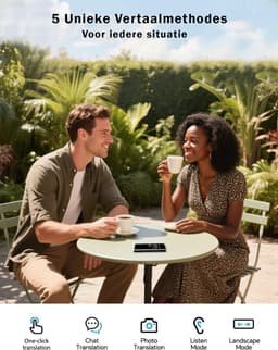 Timekettle Fluentalk T1 Translator - Realtime AI Vertaalcomputer - Handvertaler - Draagbare Spraak, Foto en Gesprek Vertaler +Simkaart — thumbnail 3