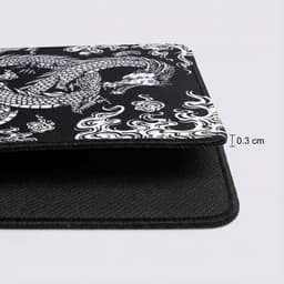 Grote Muismat 80x30 | Gaming Muismat | Zwart en wit | XXL | Antislip | Desktop Mat | Computer Mat | Draak — thumbnail 2