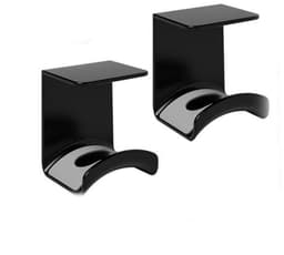 Headset Houder - 2 stuks - Headset Standaard - Gaming Headset Stand - Universele Koptelefoon Haak - Hoofdtelefoon Haak Muurbeugel - Voor bureaus en computertafels - 7.6*6.5*5.5cm - Wit — thumbnail 1