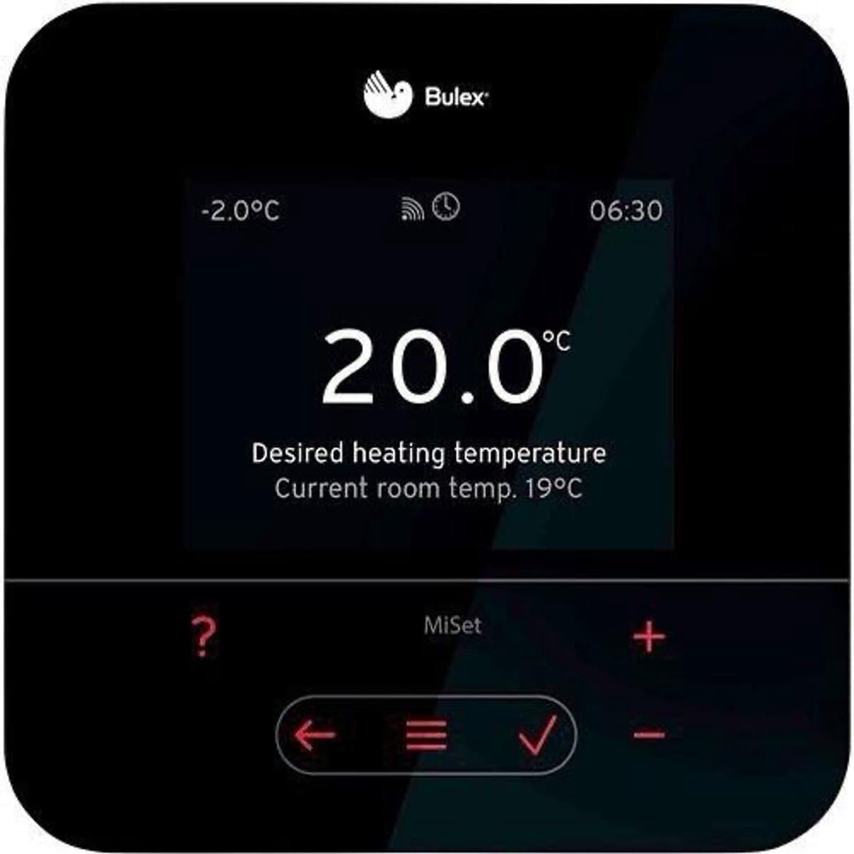 Bulex MiSet SRT380 eBUS kamerthermostaat - modulerend — afbeelding 1