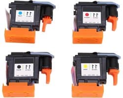 Vervangende printkoppen voor inkjetprinters - Set van 4 - Magenta, Zwart, Cyaan, Geel - Hoge compatibiliteit - Stabiele prestaties