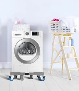 Universele basis voor wasmachines (trommel en pulsator), koelkastrekken, zwenkwielbeugel en verhogingsstandaard. — thumbnail 1