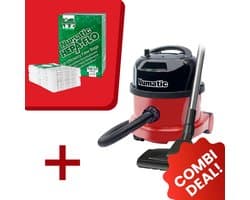 Numatic - Stofzuiger PPR240-11 - Rood - Inclusief 10x Stofzuigerzak NVM-1CH Hepa