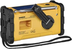 Sangean MMR-88 DAB+ Outdoorradio DAB+, VHF (FM) Noodradio Acculaadfunctie, Zaklamp, Zonnepaneel, Handslinger Zwart, Gee — thumbnail 4