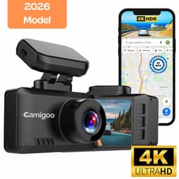 Camigoo® T8 Pro - Dashcam - Dashcam Voor Auto - Ultra 4K - Voorcamera - WiFi & GPS - SONY Sensor Nachtzicht - G Sensor - Loop Opname - Parkeermonitor - Bewegingsdetectie - Magnetische aansluiting - 64GB micro SD Kaart U3 - NL Handleiding+Systeem — thumbnail 1