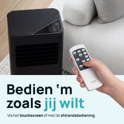 MOA Mobiele Airco - 9.000 BTU - 3-in-1 - Met Afstandbediening - Tot 30m² - Airconditioner met Ontvochtigingsfunctie - Raamafdichtingskit - Zwart — thumbnail 7
