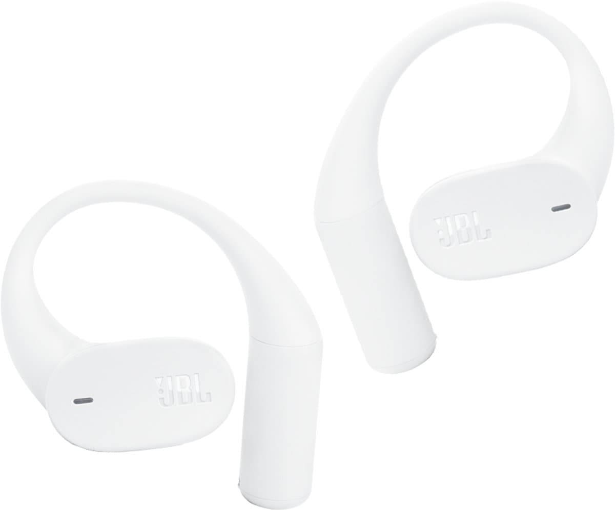 JBL Sense Lite - Open ear Oordopjes - Oortjes Draadloos - Bluetooth - Sport Oordopjes - Sporten - Hardlopen - 32 uur - Spatwaterdicht - IP54 - Wit — afbeelding 1