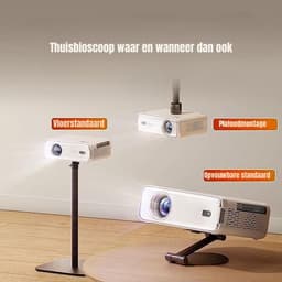 Quvo® Mini beamers - Projector - Mini beamer - Wit - 22cm x 17cm x 8cm — thumbnail 2