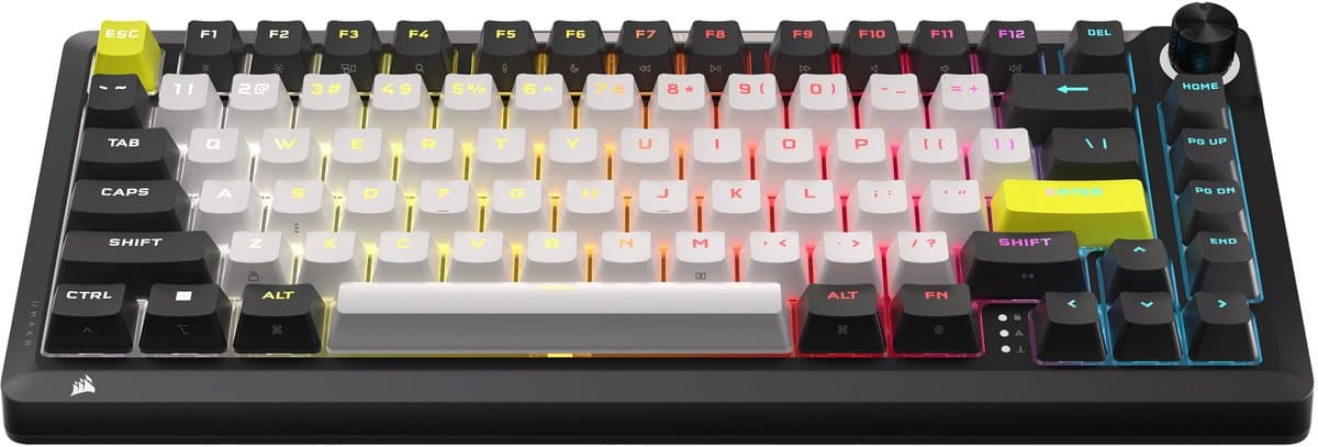 Corsair MAKR Pro 75 Hall Effect - DIY Gaming Toetsenbord - Aluminium - MGX Hyperdrive - US Qwerty — afbeelding 1