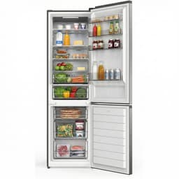 Heinner HCNF-HM377INVXC Koel-vriescombinatie 377 L – Full No Frost – Touchbediening met LED-display – Holiday-functie – Super-functie – RVS – 5 Jaar Garantie — thumbnail 4