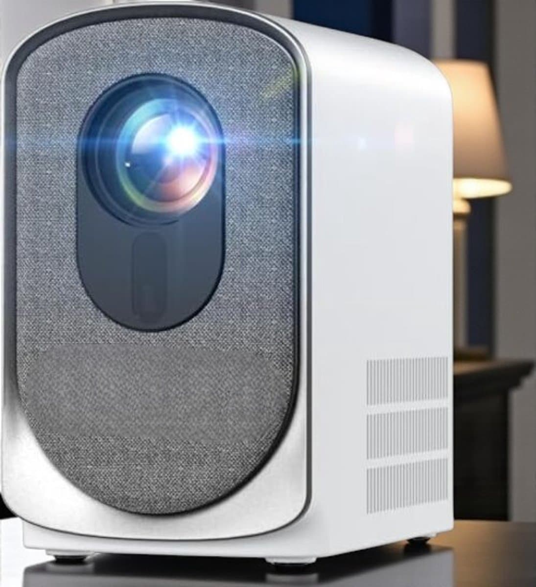 Egoods Beamer - Mini Beamer Wifi 6 & Bluetooth – Full HD 1080P Projector – Elektronische Focus & Keystone - Geluidsarm – 300 ANSI – Thuisbioscoop Beamer voor iPhone, Android, Laptop & TV Stick — afbeelding 1