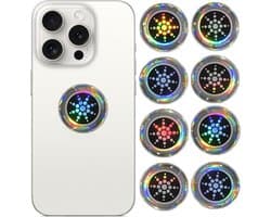 Pack van 9 Stralingsstickers - Stralings- en Golfbescherming - Bescherming tegen EMF van Elektronische Producten - Laptop Accessoires