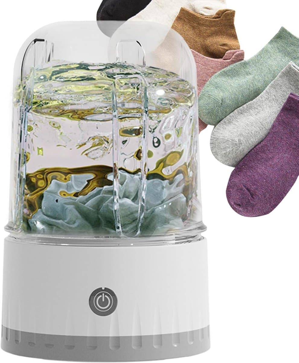 Ondergoed wasmachine, draagbare wasmachine | Slaapmachine van slaapzalen | Draagbare draadloze stille ondergoed wasmachine voor het kamperen van het reisappartement Camping Dormitory — afbeelding 1
