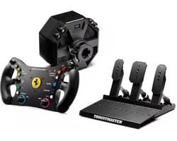 Thrustmaster T598 Servo Basis + Raceline Pedals III + Ferrari 488 Add-On – Sim Racing Bundle - PC - PS5