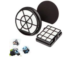 1 stuk - vervangingsfilter accessoires - filter accessoires -1 voorfilter (spons type 14.7×14.7×2.5cm) + 1 nafilter (11.6×8.7×2.8cm) - HEPA-filter - zwart