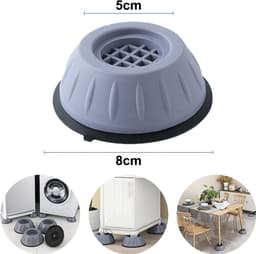 4-delige set voetjes Geschikt voor wasmachines, anti-vibratie voetjes, schokabsorberende voetjes Geschikt voor wasmachines — thumbnail 3