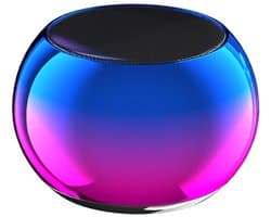 Draagbare Bluetooth mini-luidspreker, 360° surround sound, basmembraan, gemaakt van aluminiumlegering.