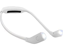 Draagbare LED Neklamp met USB Oplaadfunctie - Verstelbare Kleur en Dimbare Helderheid