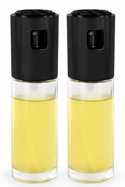Set van 2 - Oliespray & Azijnverstuiver – RVS & Glas – 18 cm – Salade of Airfryer — thumbnail 1
