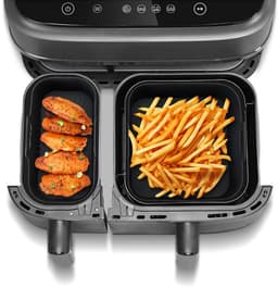 4 stuks Air Fryer Accessories - geschikt voor Philips Airfryer Dual Basket 3000 Series NA350 - Includes Waffle Mold Accessories en Bakplaat - grijs — thumbnail 8
