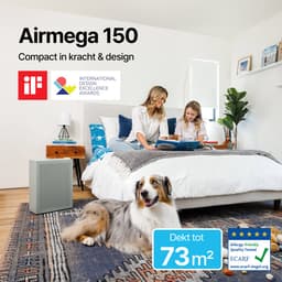 Coway Airmega 150 Luchtreiniger - Air Purifier - 281 m³/u - Wasbaar pre-filter + HEPA filter + koolstoffilter - Verwijdert tot 99,97% van ultrafijne deeltjes - Tegen stof, pollen en allergenen - Fluisterstil (20 dB) - ECARF & Quiet Mark - Groen — thumbnail 8