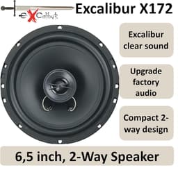 Excalibur X172 Speakerset 16,5cm Coaxiaal - Inbouw — thumbnail 4