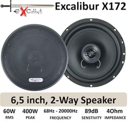 Excalibur X172 Speakerset 16,5cm Coaxiaal - Inbouw — thumbnail 5