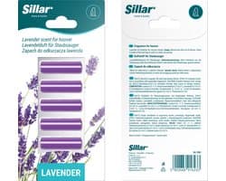 Sillar geurstaafjes voor stofzuiger - stofzuigerverfrisser - geur voor in de stofzuiger - lavendelgeur - 5 stuks