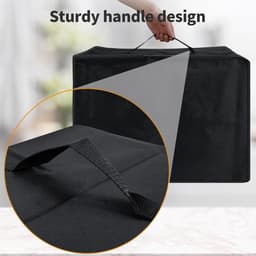 Stofhoes voor magnetron/airfryer - Waterdichte en zonwerende hoes van 420D Oxford-stof - Geschikt voor magnetrons, airfryers, broodroosters en ovens - 50*40*32 cm — thumbnail 3