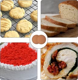 2x Herbruikbare Ronde Bakmatten voor Bakplaat, Oven, Airfryer en Springvorm — thumbnail 7