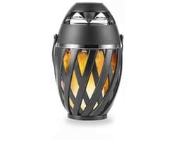 Waterdichte Draadloze Bluetooth Speaker met LED Vlam Effect - Perfect voor Camping, Patio en Verjaardagscadeaus