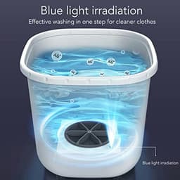 Portable Washing Machine, USB Powered Mini Washing Machine, Portable Single Bin for Underwear, Portable Washing Machine Portable Bucket Washing Machine for Camping, Travel, Apartment, Sleep — thumbnail 4