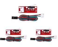 Mechanische Eindstop met Kabel – Set van 3 Stuks – Eindschakelaars voor 3D-Printers en CNC