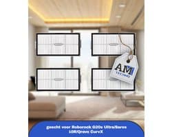 G20s Ultra Vervangingsonderdeel Accessoires voor Roborock G20s Ultra/Saros 10R/Qrevo CurvX met 4 HEPA-filters, Onderhoudskit, Stofzuige