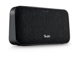 Teufel Motiv GO Voice draadloze Bluetooth-luidspreker - Draagbare Bluetooth-luidspreker met lange accuduur (16 uur) & wifi, Google Assistant, Chromecast ingebouwd, spraakbesturing - zwart