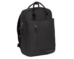 New Rebels Bruce Miami Rugzak 9L Waterafstotende Laptop Rugtas 13 inch Schooltas en Werktas van PU Nylon Comfortabel Comp 9L Black